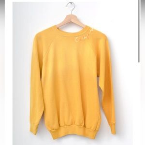 I Stole My Boyfriend’s Sweatshirt - Yellow California size XS